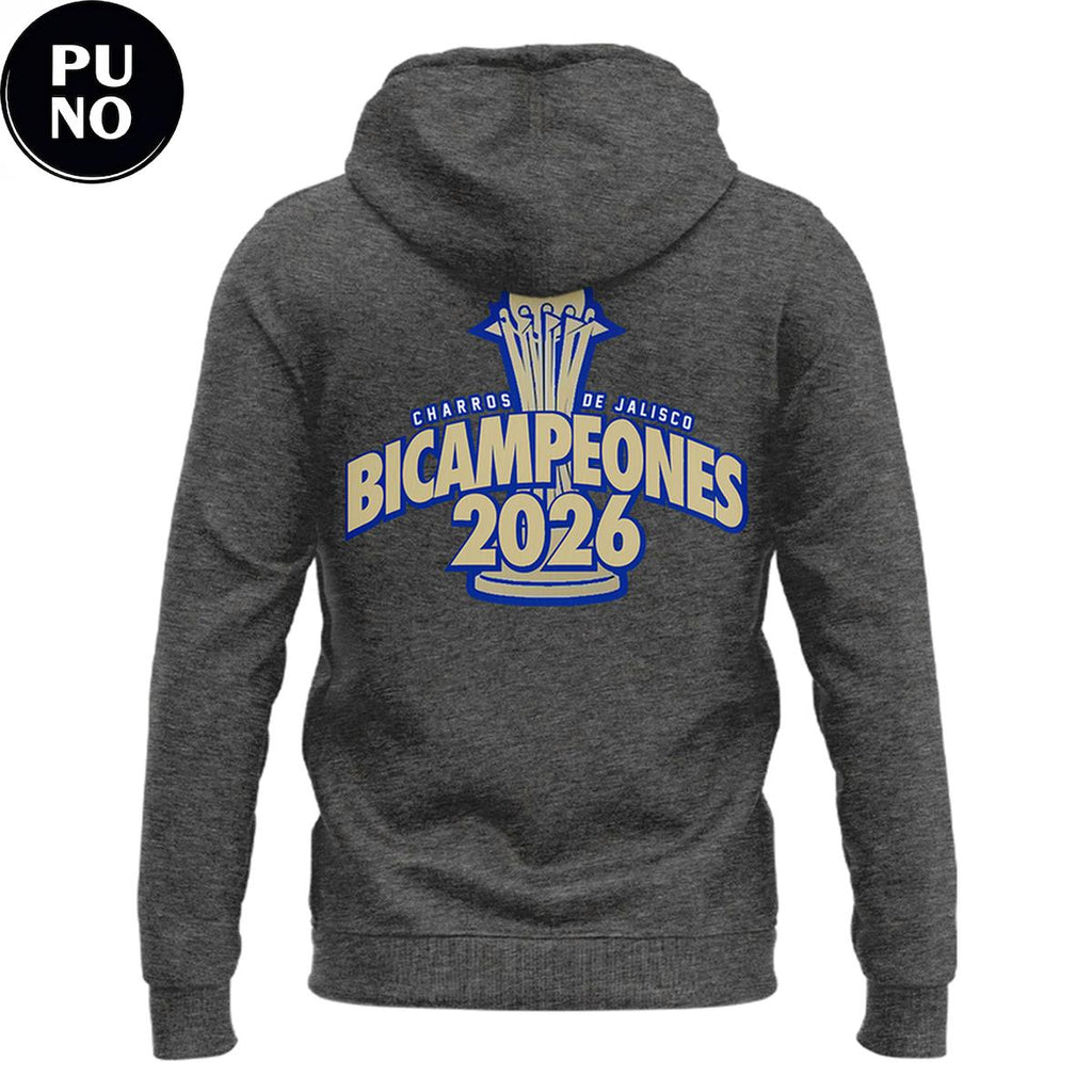 Charros De Jalisco Bicampeones 2026 Champions Hoodie T-Shirt