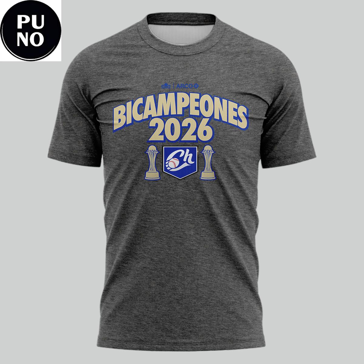 Charros De Jalisco Bicampeones 2026 Champions Hoodie T-Shirt