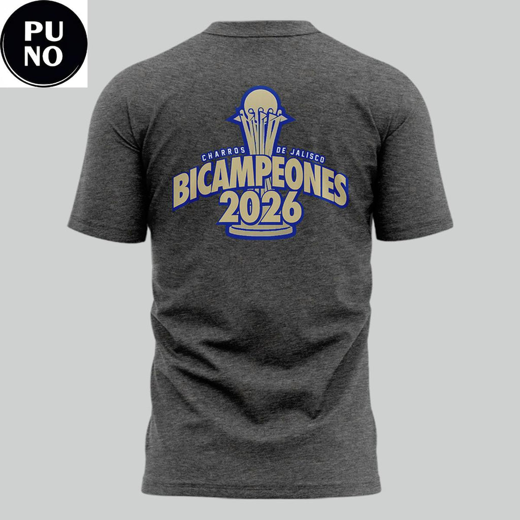 Charros De Jalisco Bicampeones 2026 Champions Hoodie T-Shirt