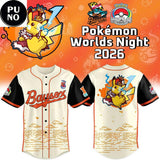 Chesapeake Baysox x Pokémon Worlds Night 2026 Baseball Jersey