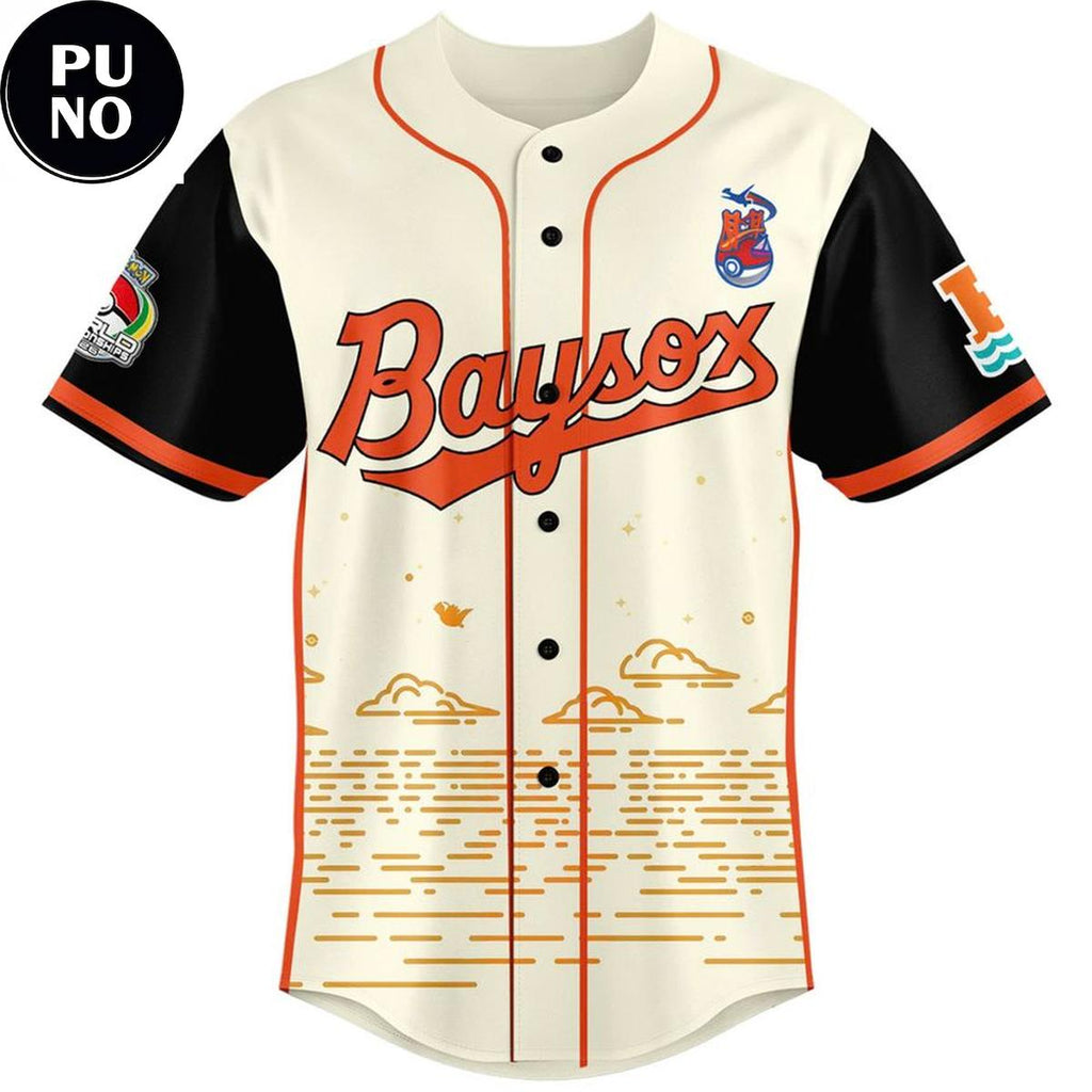 Chesapeake Baysox x Pokémon Worlds Night 2026 Baseball Jersey