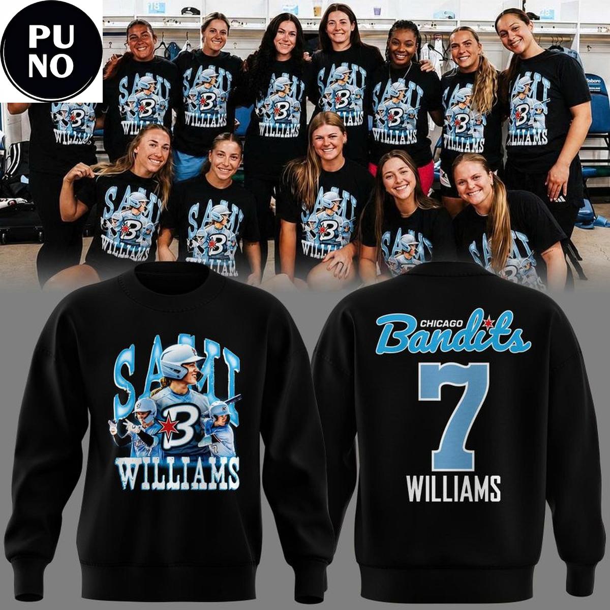 Chicago Bandits 2026 Sami Williams Hoodie T-Shirt