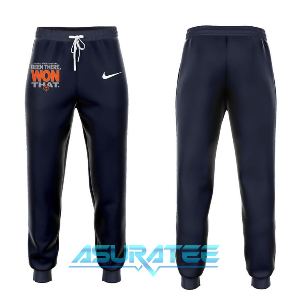 Chicago Bears 2025 NFC NORTH Division Champions “Been There Won That” Hoodie Set