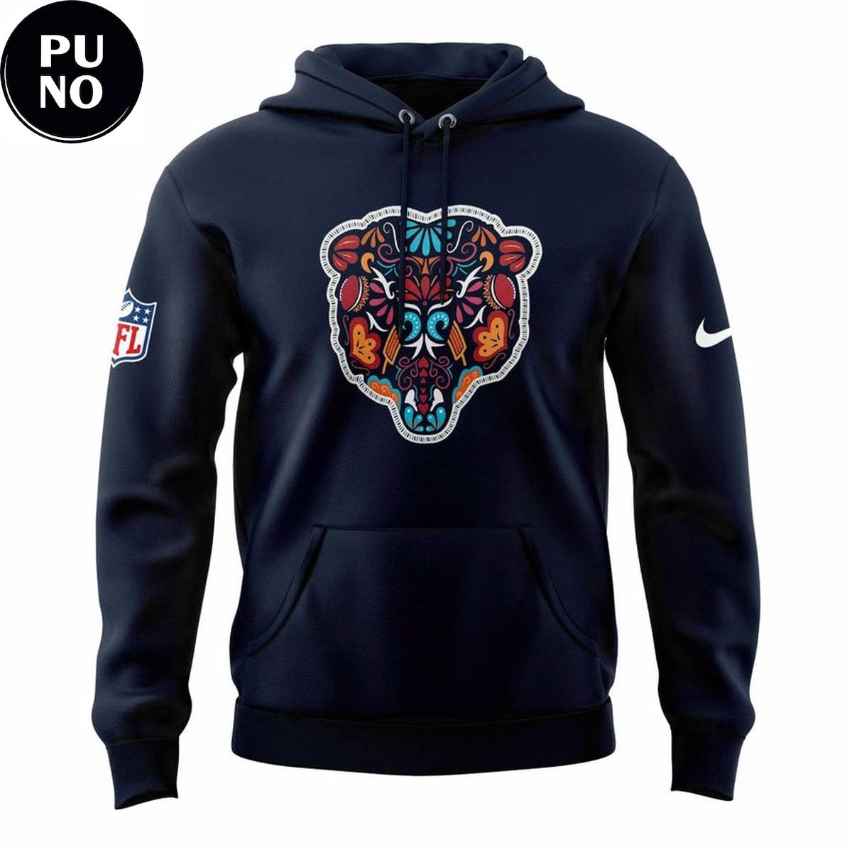Chicago Bears 2026 Latino Heritage Month Los Bears Hoodie T-Shirt