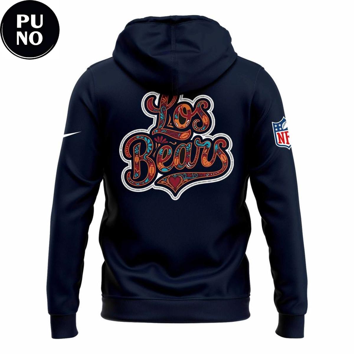 Chicago Bears 2026 Latino Heritage Month Los Bears Hoodie T-Shirt