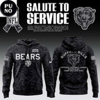 Chicago Bears 2026 NFL Salute to Service Hoodie T-Shirt