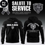 Chicago Bears 2026 NFL Salute to Service Hoodie T-Shirt