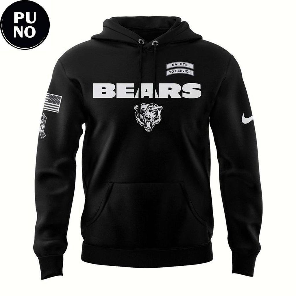 Chicago Bears 2026 NFL Salute to Service Hoodie T-Shirt