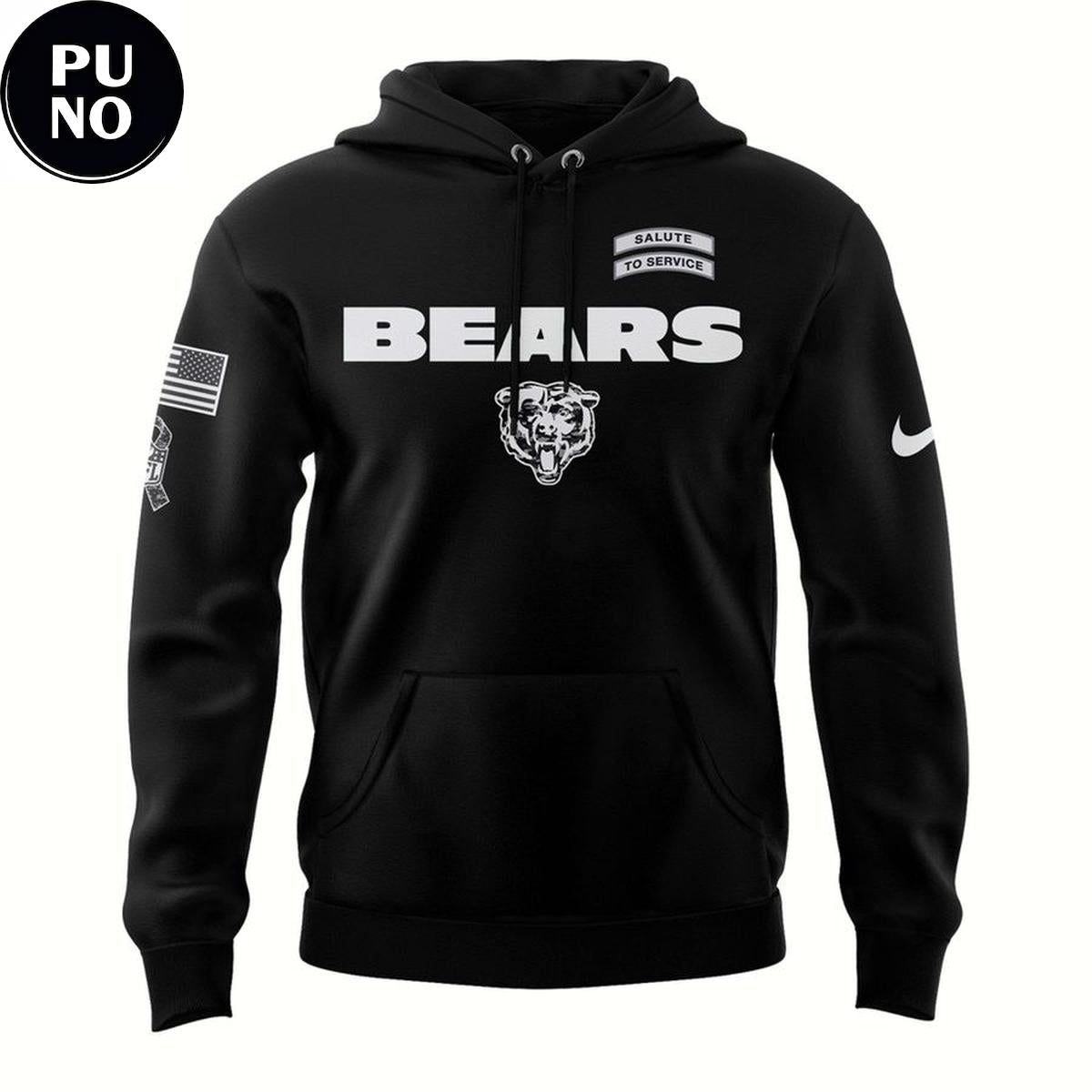 Chicago Bears 2026 NFL Salute to Service Hoodie T-Shirt