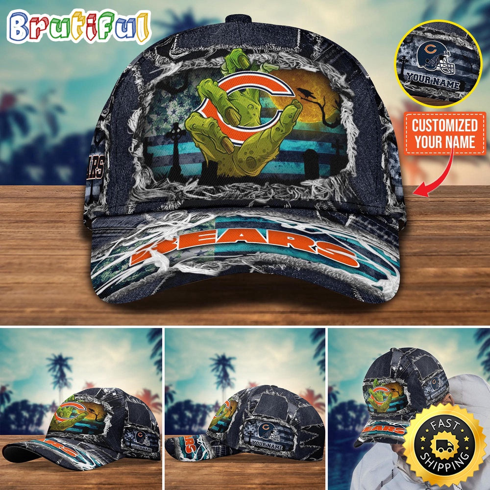 Chicago Bears Baseball Cap Halloween Cap Customize For This Season
