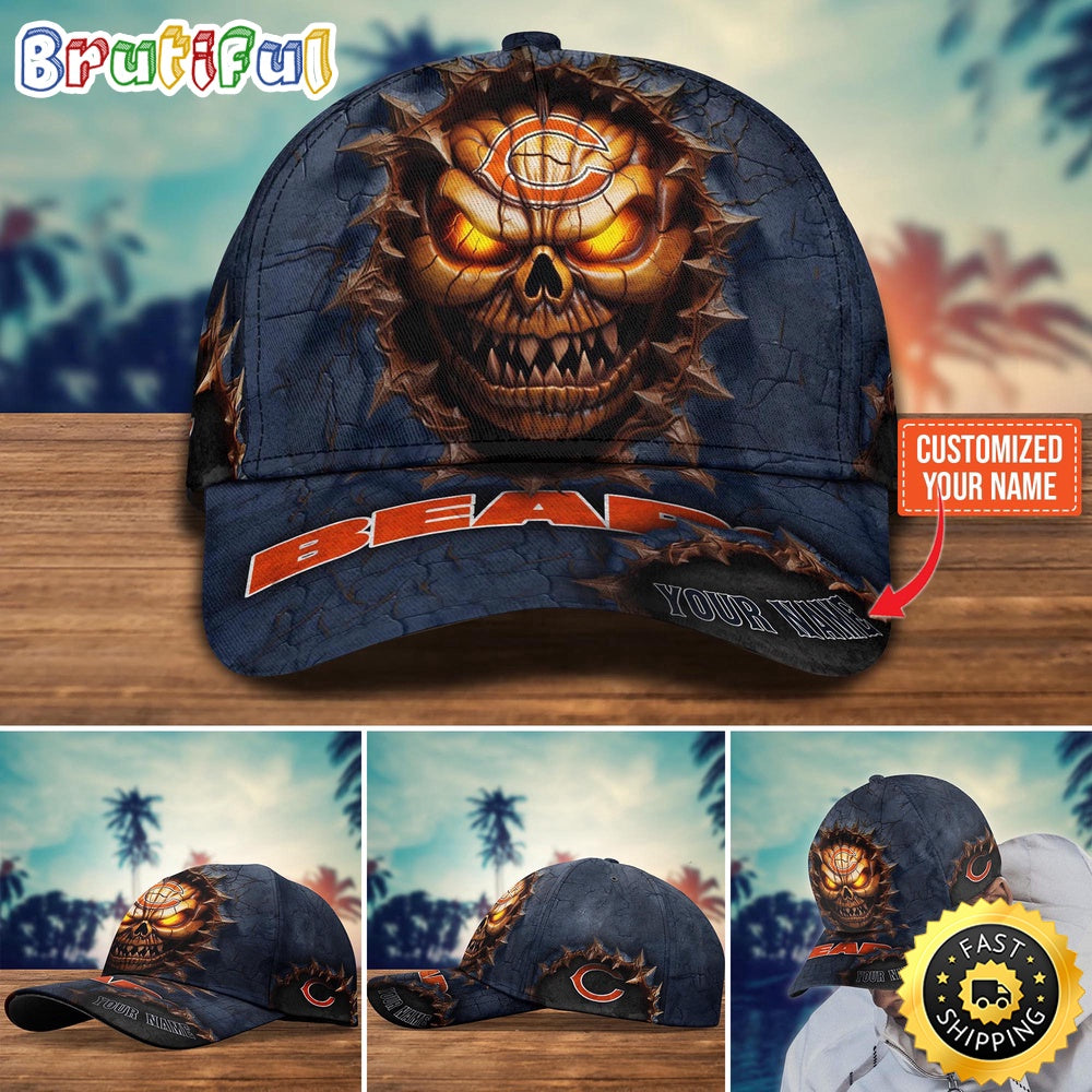 Chicago Bears Baseball Cap Halloween Custom Cap For This Season