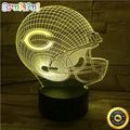 Chicago Bears Night Light 3D Illusion LED Lamp