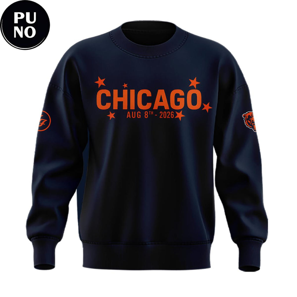 Chicago Bears x Foo Fighters Tour 2026 Hoodie T-Shirt