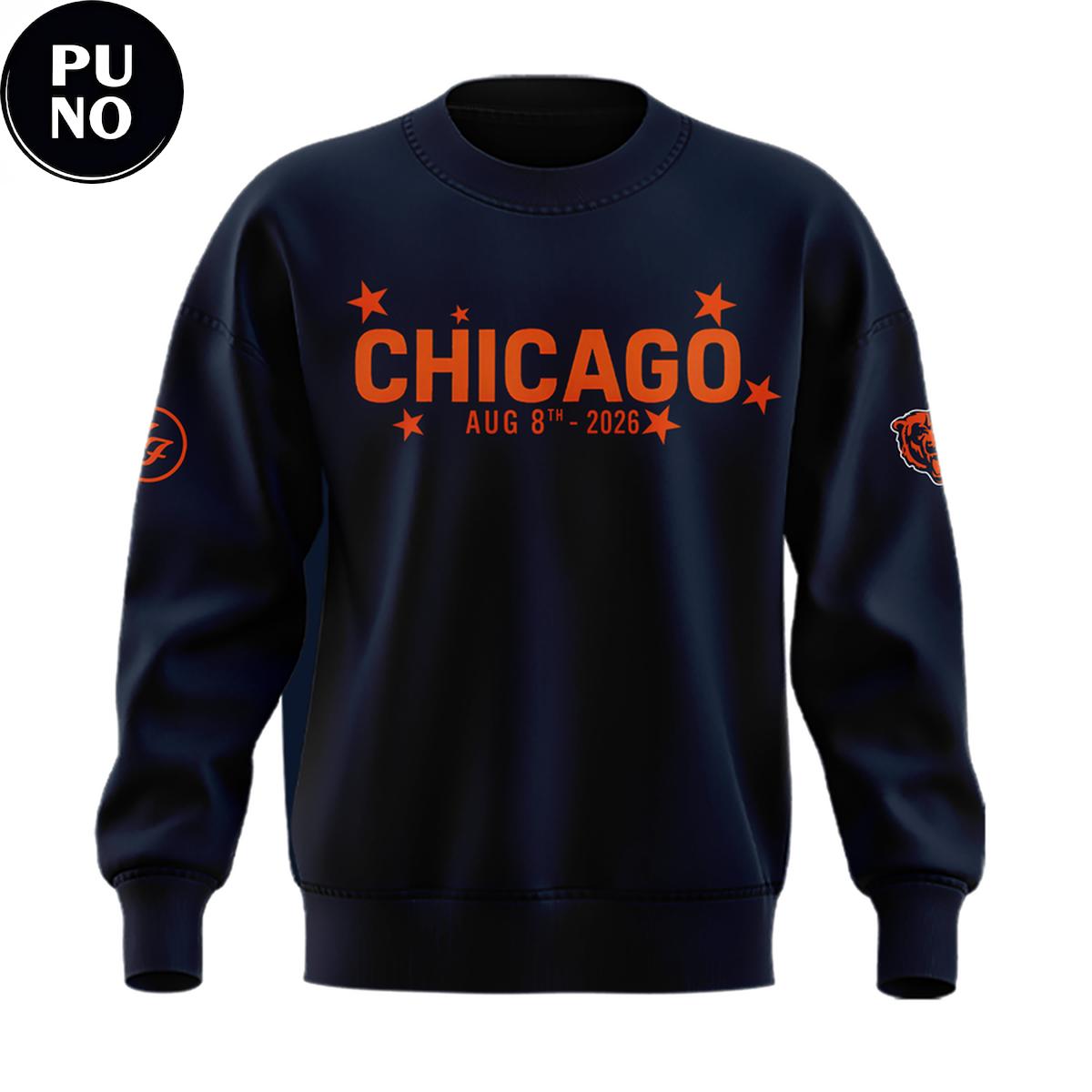 Chicago Bears x Foo Fighters Tour 2026 Hoodie T-Shirt