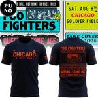 Chicago Bears x Foo Fighters Tour 2026 Hoodie T-Shirt