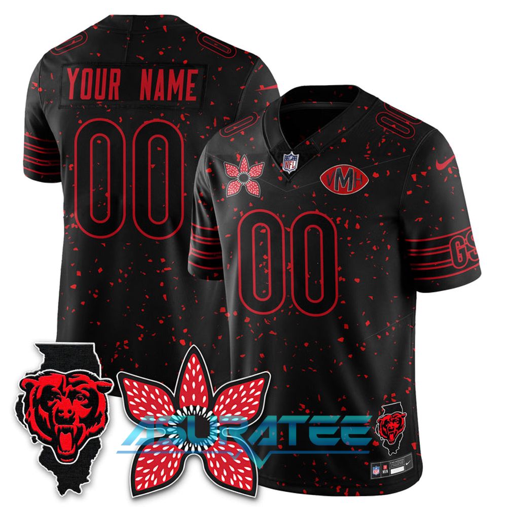 Chicago Bears x Stranger Things 5 Limited Custom Jersey