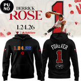 Chicago Bulls Derrick Martell Rose Forever No.1 Hoodie