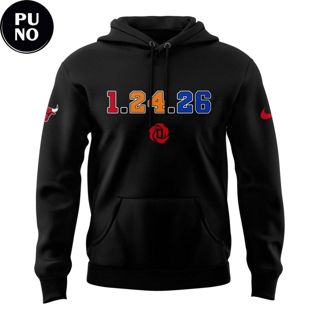 Chicago Bulls Derrick Martell Rose Forever No.1 Hoodie