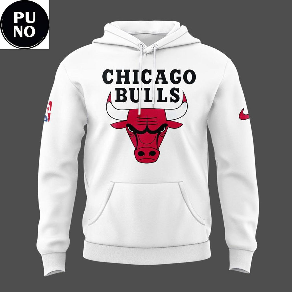 Chicago Bulls Rose Forever 1 White Hoodie Shirt