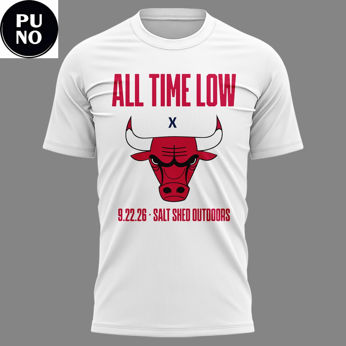 Chicago Bulls x All Time Low Live in Chicago 2026 T-Shirt