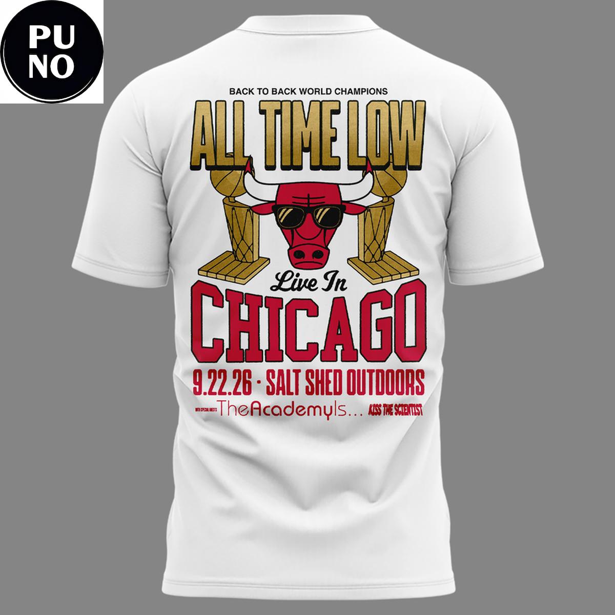 Chicago Bulls x All Time Low Live in Chicago 2026 T-Shirt
