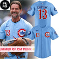 Chicago Cubs 2026 CM Punk #13 Baseball Jersey