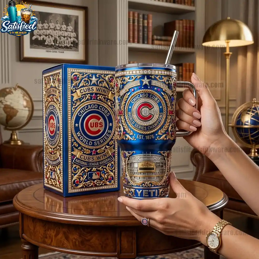 Chicago Cubs Collector Edition With Handle Yeti Tumbler