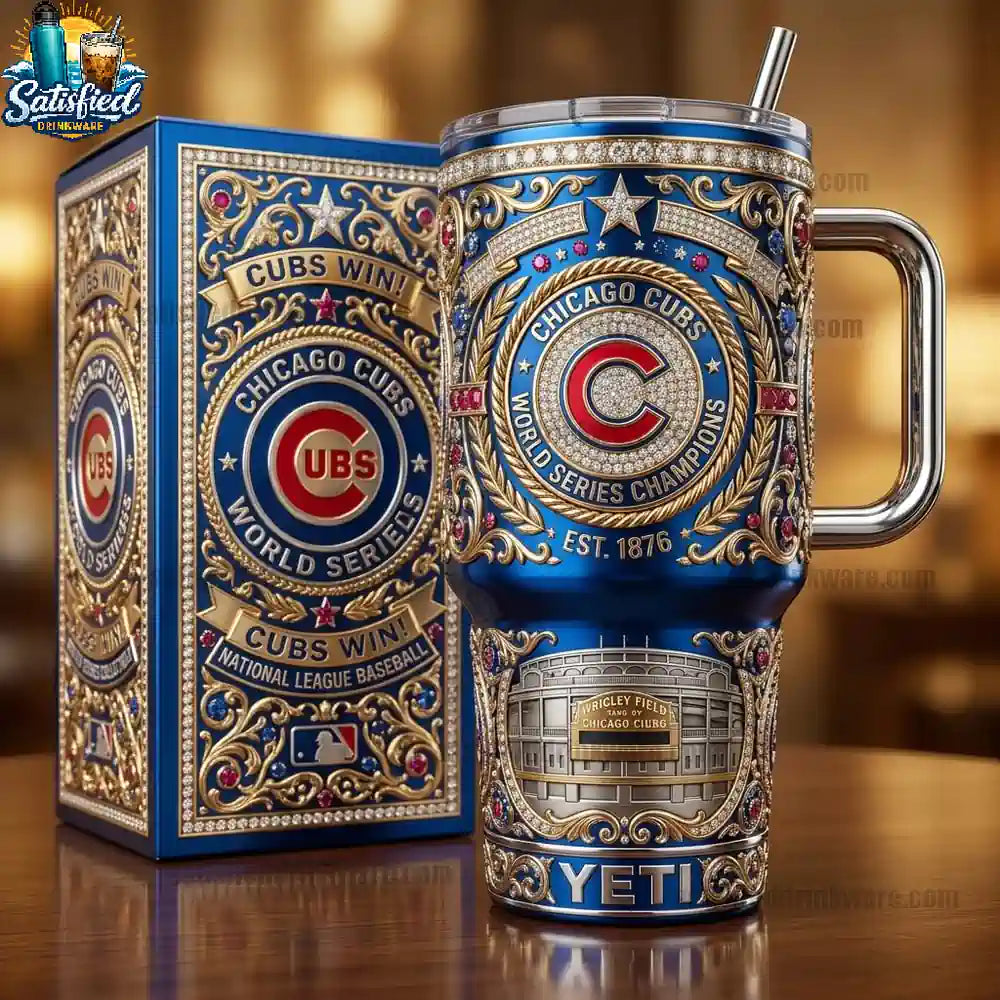Chicago Cubs Collector Edition With Handle Yeti Tumbler