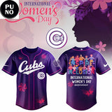 Chicago Cubs Happy International Women’s Day 2026 Baseball Jersey