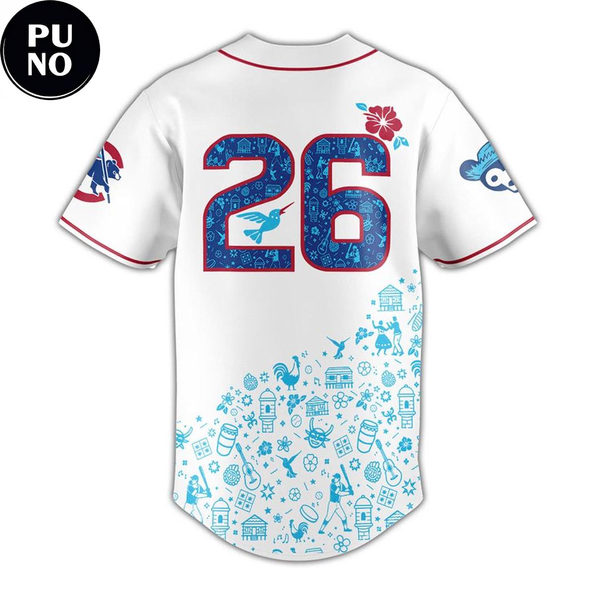 Chicago Cubs Hispanic Heritage Night 2026 Baseball Jersey