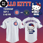 Chicago Cubs x Hello Kitty Night 2026 Baseball Jersey
