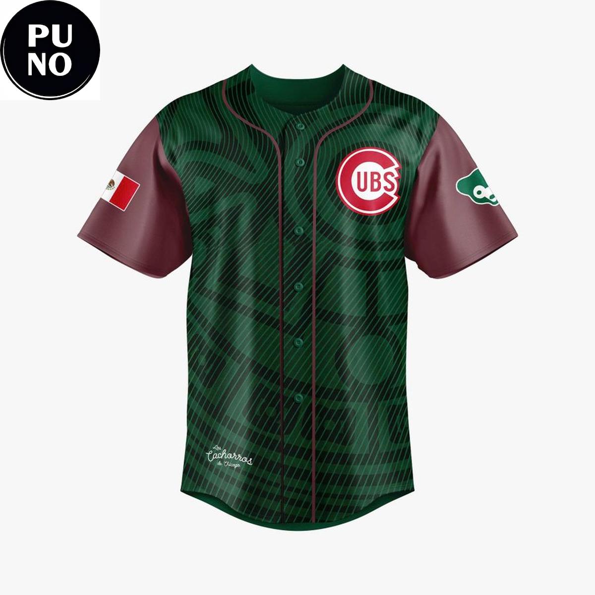 Chicago Cubs x Mexican Heritage Night 2026 Personalized Baseball Jersey