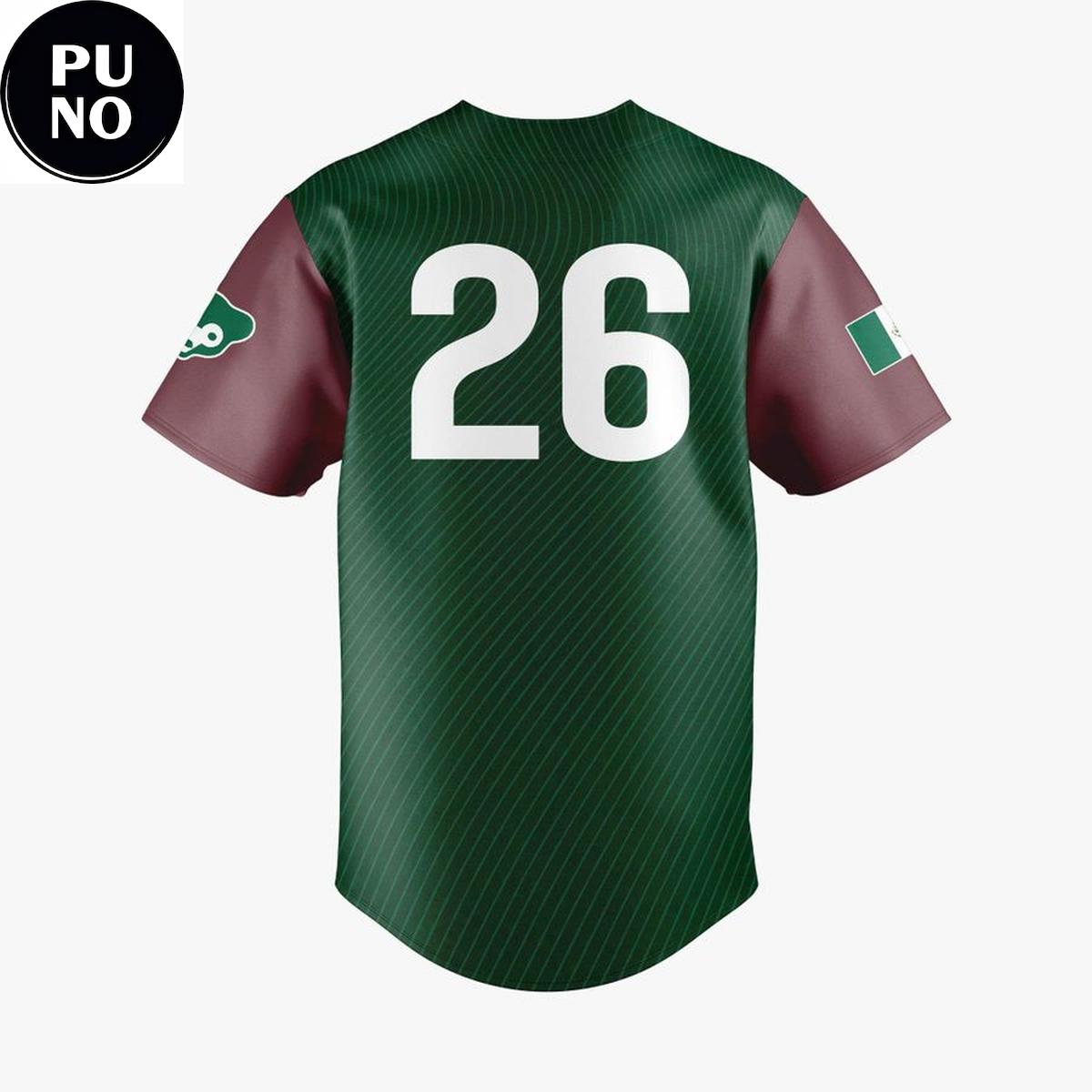 Chicago Cubs x Mexican Heritage Night 2026 Personalized Baseball Jersey