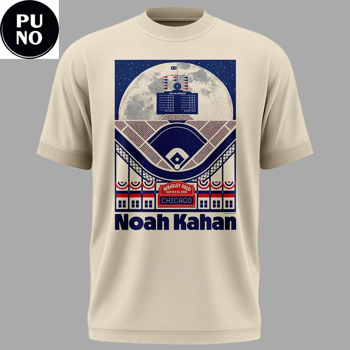 Chicago Cubs x Noah Kahan at Wrigley Field 2026 T-Shirt