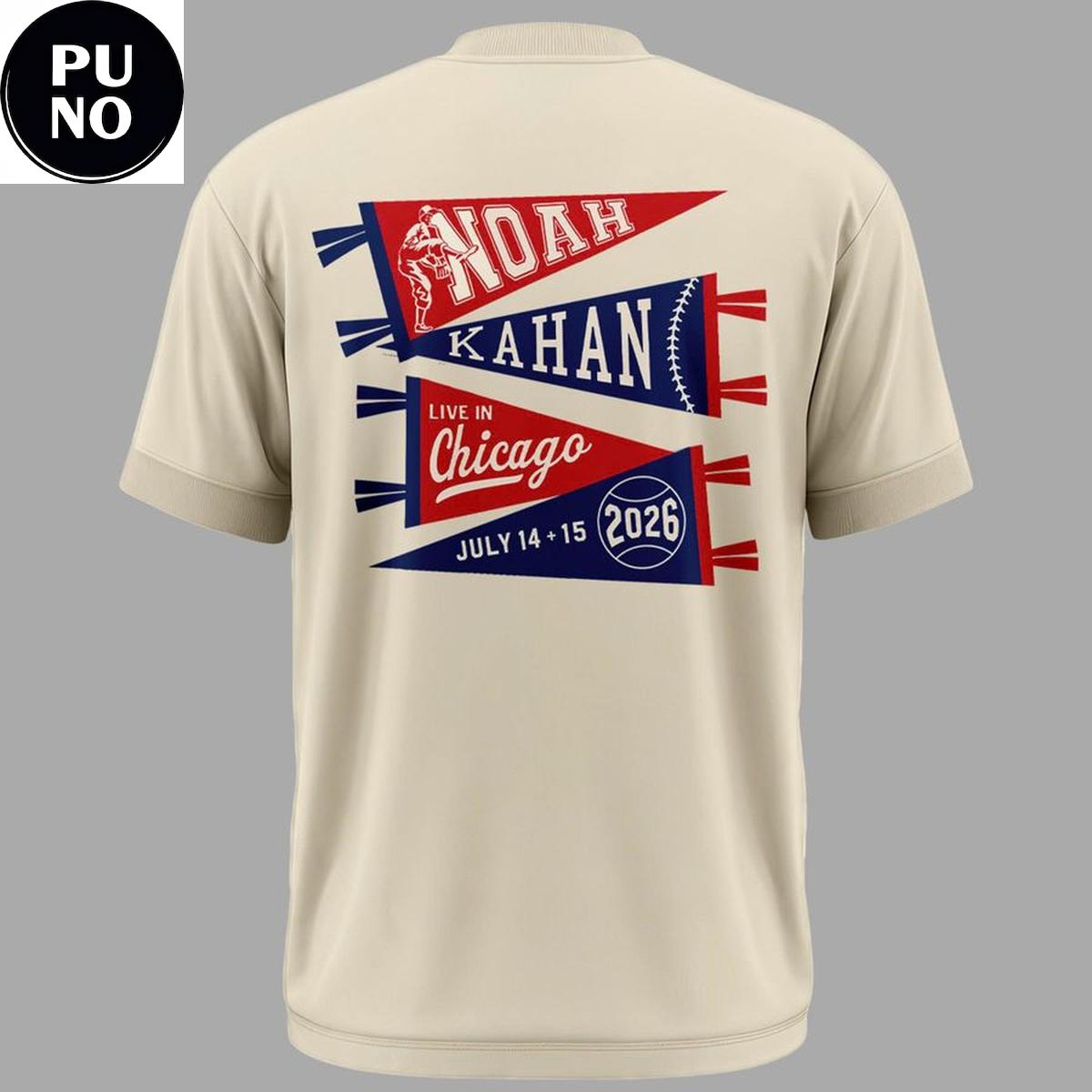 Chicago Cubs x Noah Kahan at Wrigley Field 2026 T-Shirt