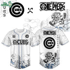 Chicago Cubs x One Piece Jersey 2026 Luffy Gear 5