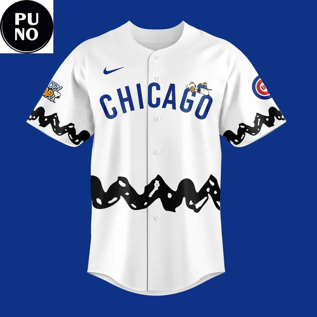 Chicago Cubs x Peanuts Night 2026 Baseball Jersey