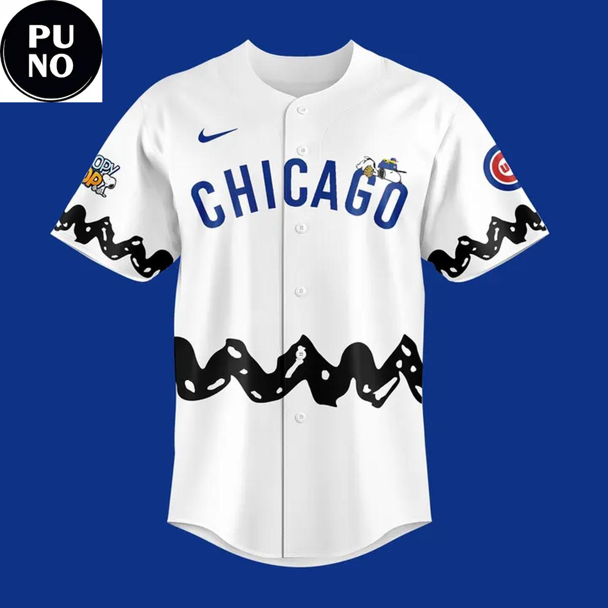 Chicago Cubs x Peanuts Night 2026 Baseball Jersey