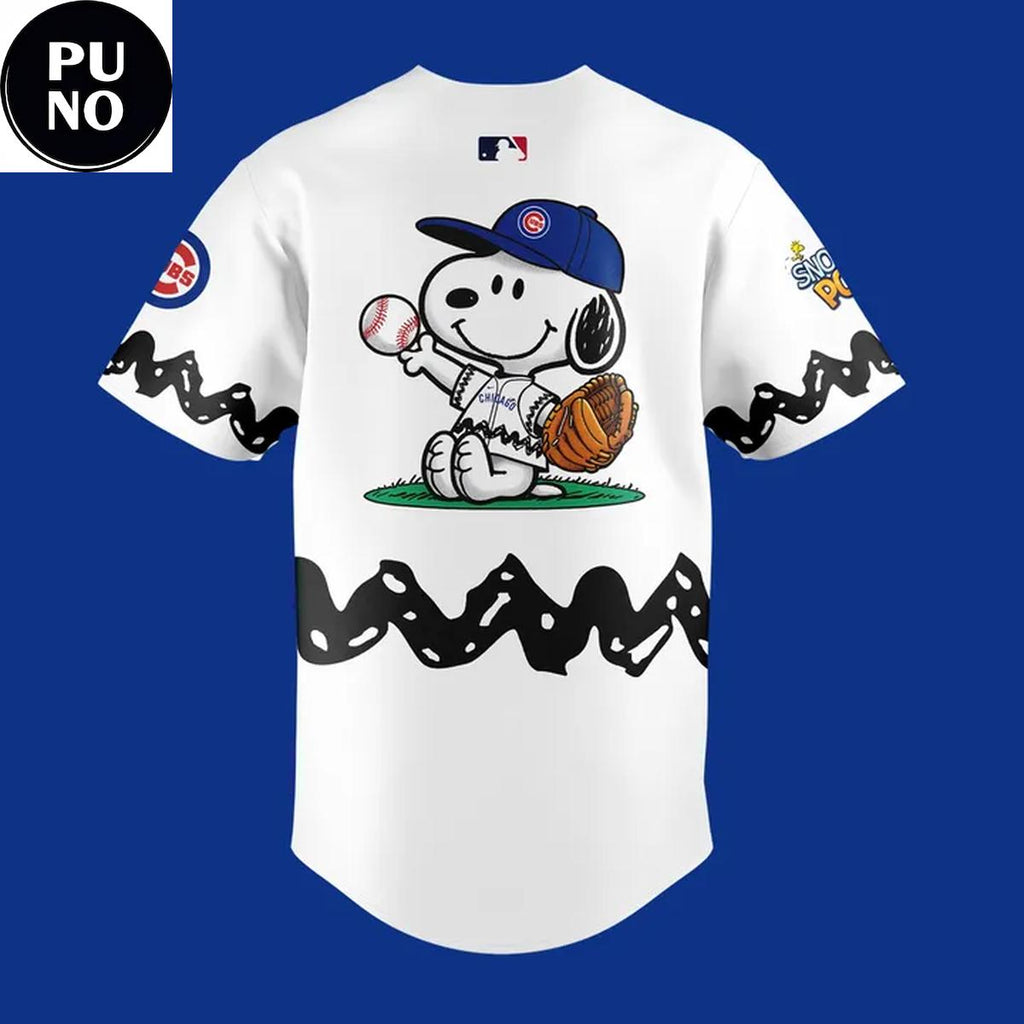 Chicago Cubs x Peanuts Night 2026 Baseball Jersey