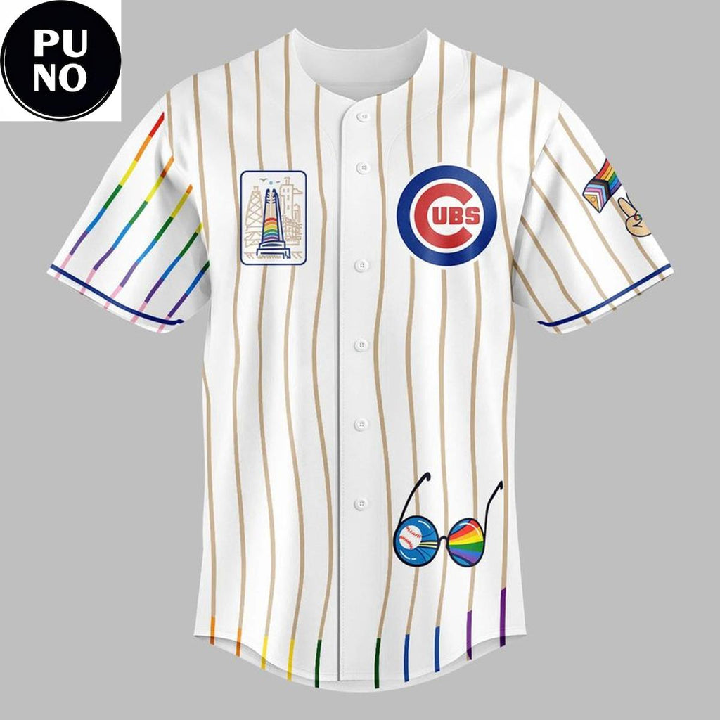 Chicago Cubs x Pride Night 2026 Personalized Baseball Jersey