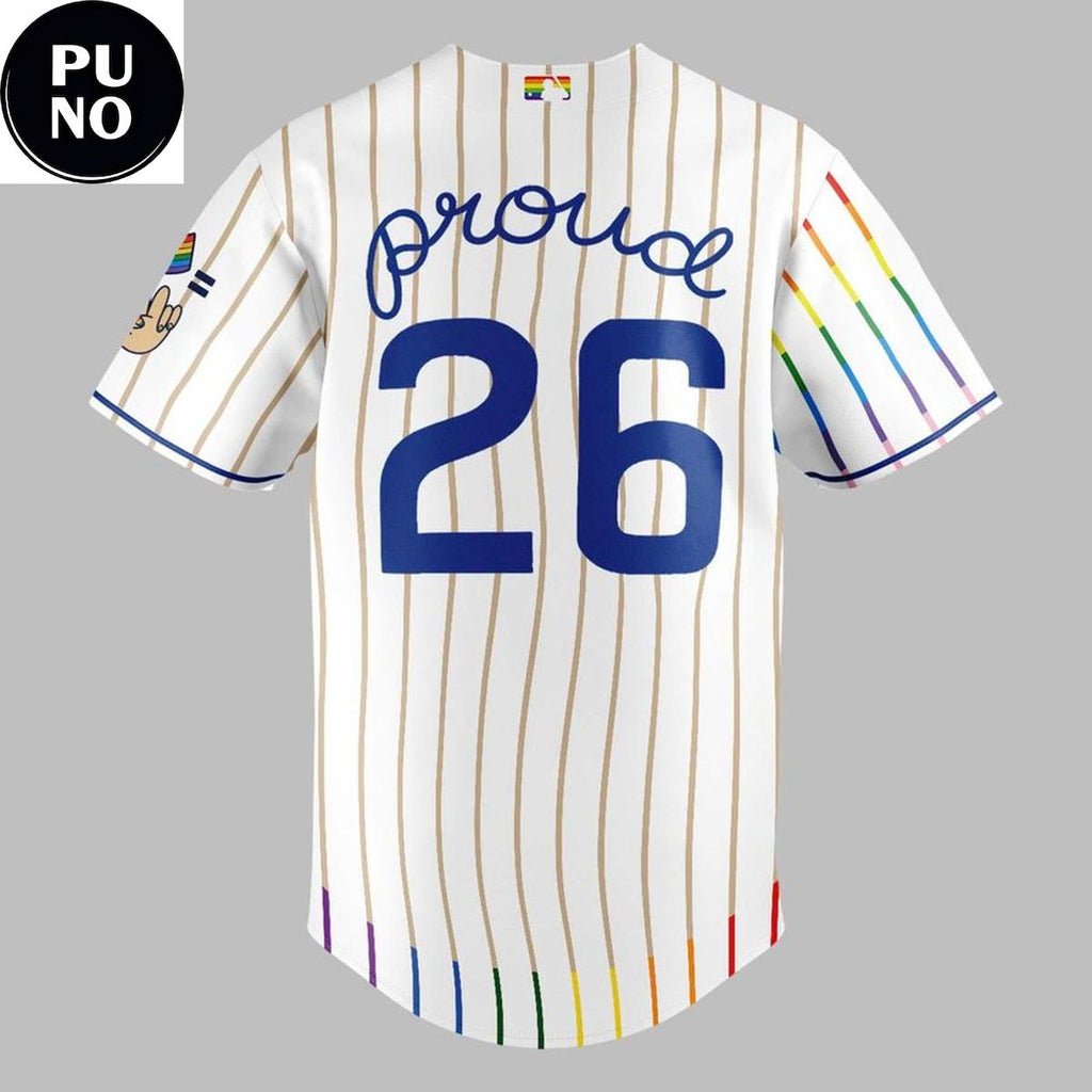 Chicago Cubs x Pride Night 2026 Personalized Baseball Jersey
