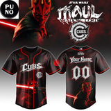 Chicago Cubs x Star Wars Maul Shadow Lord 2026 Personalized Baseball Jersey