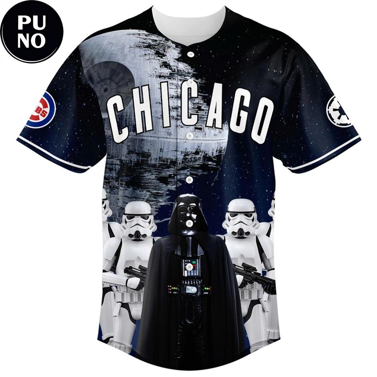 Chicago Cubs x Star Wars Night 2026 May the Force Be With You Baseball Jersey