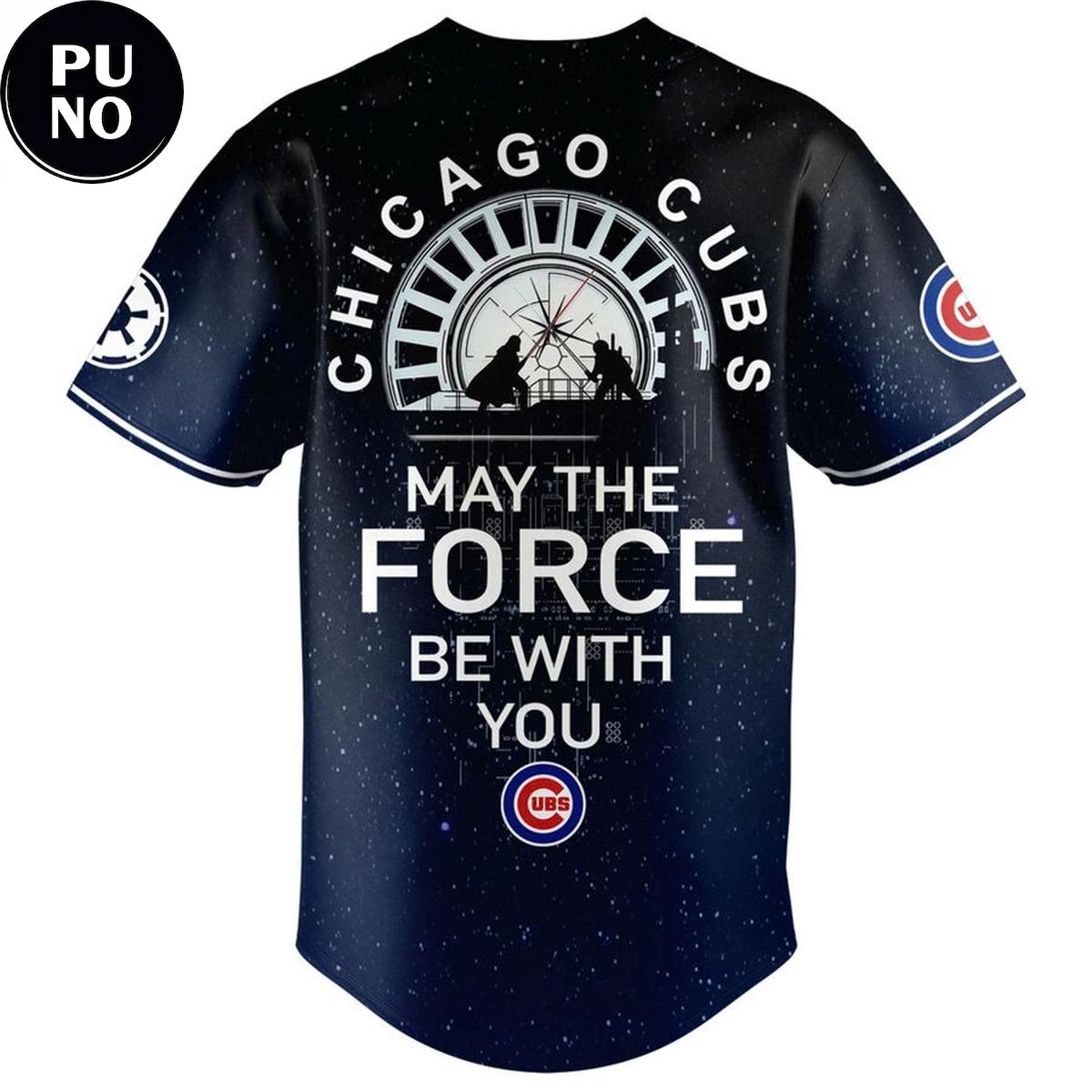 Chicago Cubs x Star Wars Night 2026 May the Force Be With You Baseball Jersey