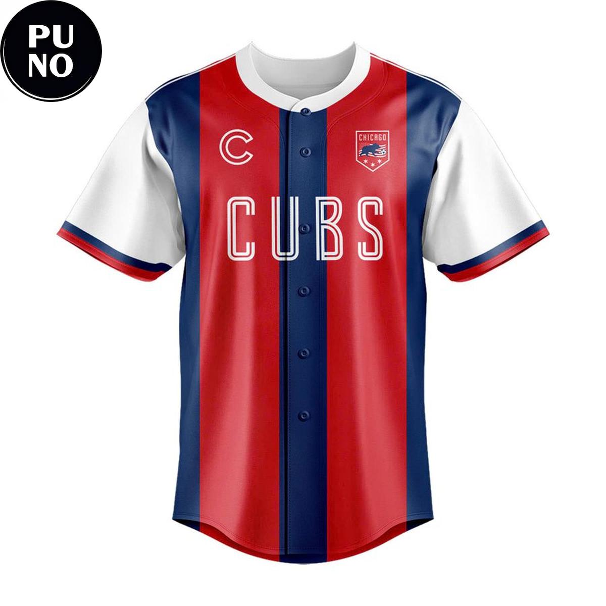 Chicago Cubs x US Soccer 2026 Personalized Baseball Jersey