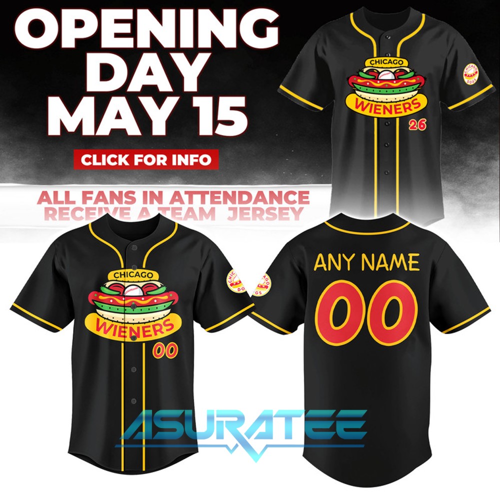 Chicago Dogs 2026 Opening Day Limited Edition Baseball Jersey