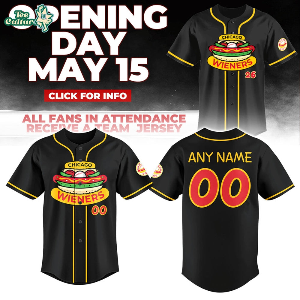 Chicago Dogs 2026 Opening Day Limited Edition Baseball Jersey
