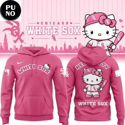 Chicago White Sox x Hello Kitty Night 2026 Pink Hoodie Shirt