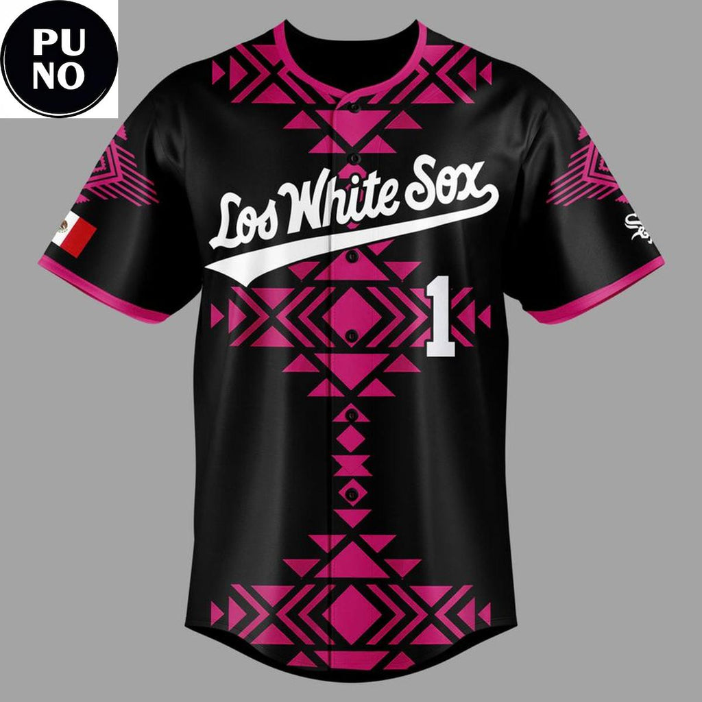 Chicago White Sox 2026 Mexican Heritage Personalized Baseball Jersey