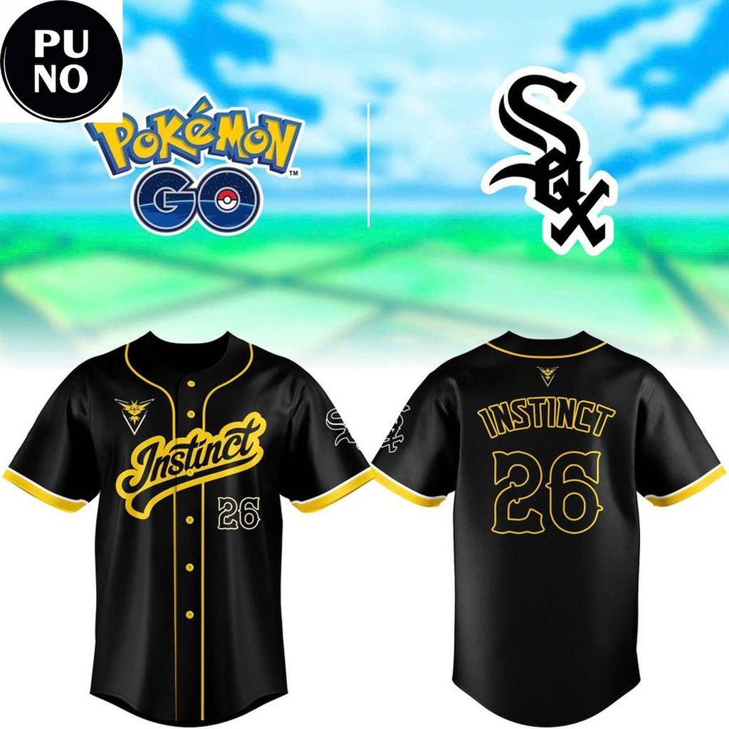 Chicago White Sox Pokémon Go Night 2026 Persoanlized Baseball Jersey